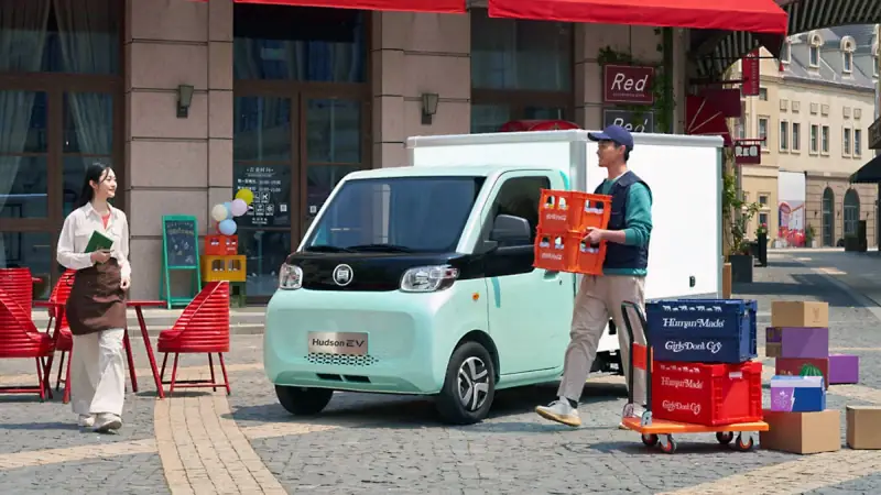 Véhicule utilitaire électrique Hudson